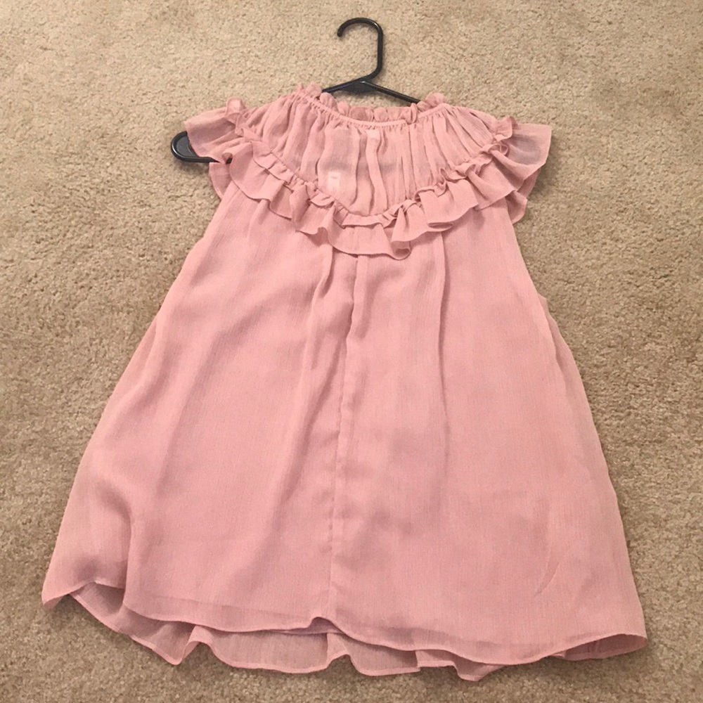 NWT VICI highneck sheer blouse